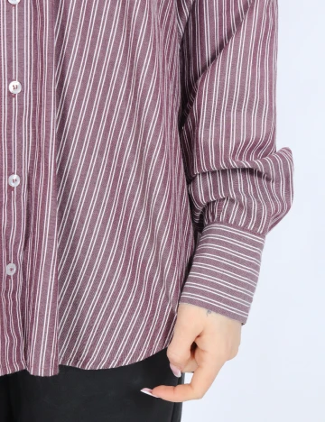 Camasa Oversize Vero Moda, pruna Mov