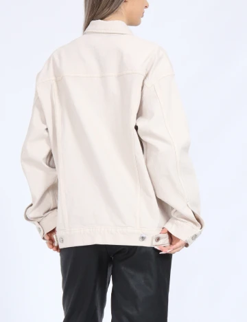 Jacheta Oversize Vero Moda, ecru