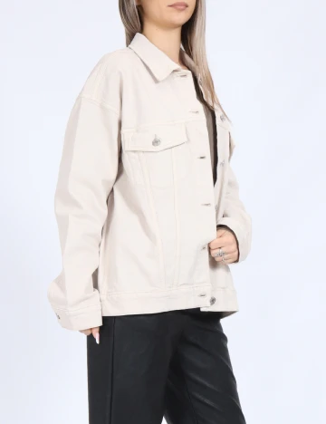 Jacheta Oversize Vero Moda, ecru