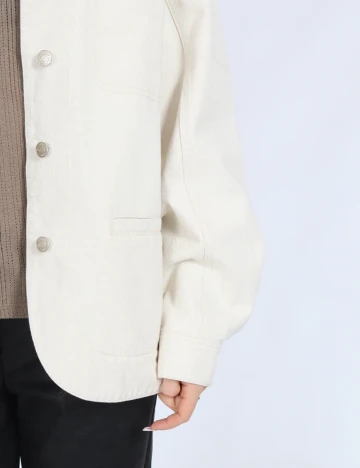 Jacheta Oversize Vero Moda, ecru