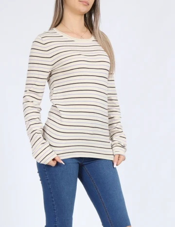 Pulover Vero Moda, crem/negru