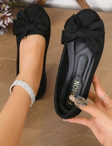 Balerini SHEIN, negru Negru