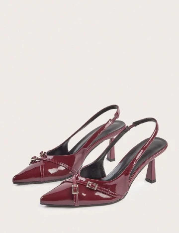 Pantofi SHEIN, visiniu