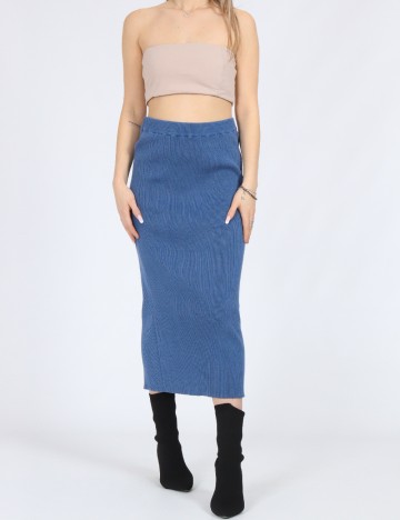 Fusta Vero Moda, albastru