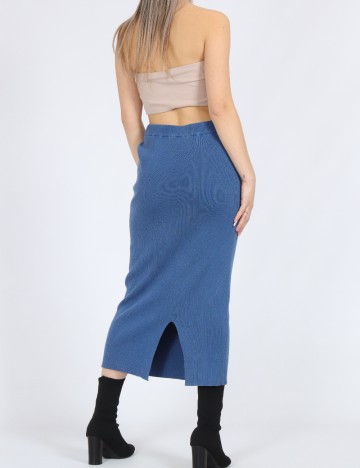 Fusta Vero Moda, albastru