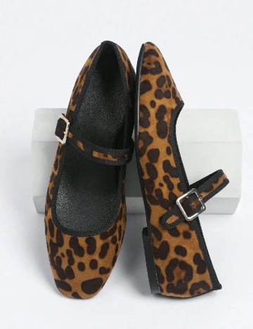 Balerini SHEIN, animal print Animal print