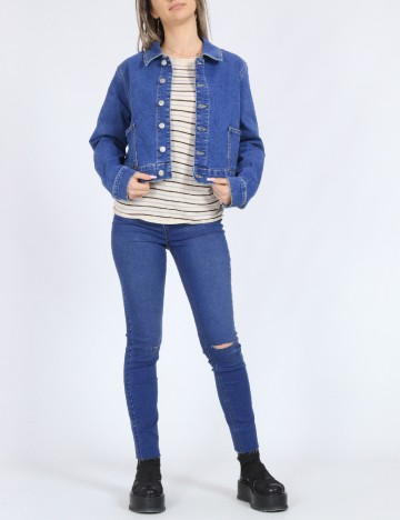 
						Jacheta Vero Moda, albastru