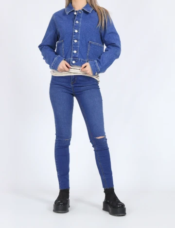 Jacheta Vero Moda, albastru