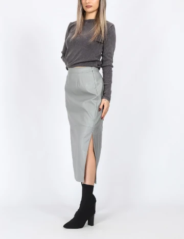 Fusta Vero Moda, gri