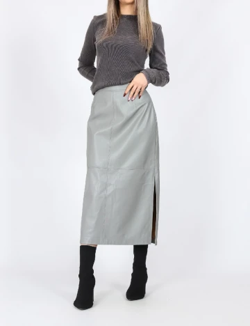 Fusta Vero Moda, gri