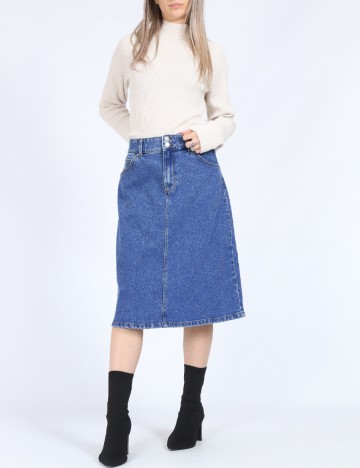 
						Fusta Vero Moda, albastru