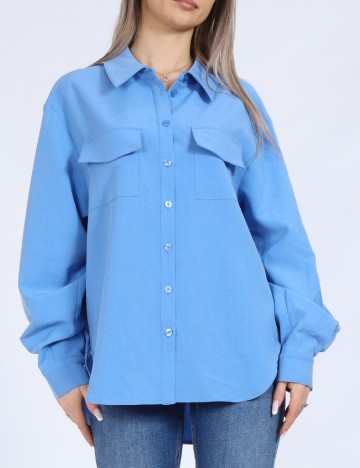 
						Camasa Vero Moda, albastru
