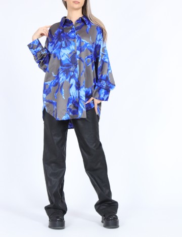 
						Camasa Oversize Vero Moda, albastru