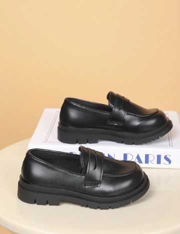 
						Mocasini Shein Kids, negru