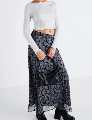 Fusta Vero Moda, albastru