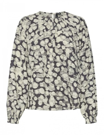 Bluza Vero Moda, crem/gri