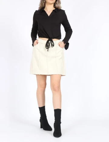 Fusta Vero Moda, crem