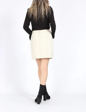 Fusta Vero Moda, crem