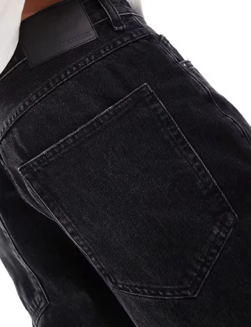Pantaloni scurti Pull&Bear, negru