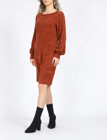 Rochie scurta Vero Moda, caramiziu