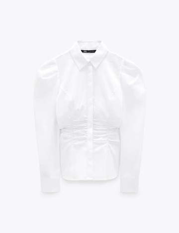 Camasa Zara, alb, S