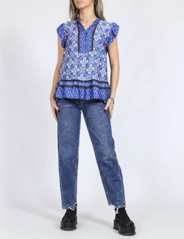 Bluza Vero Moda, albastru Albastru