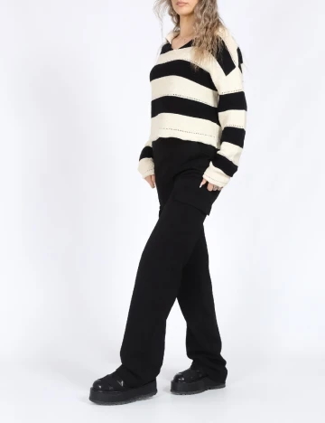 Bluza Only, crem/negru