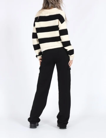 Bluza Only, crem/negru