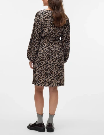 Rochie scurta Vero Moda Maternity, animal print