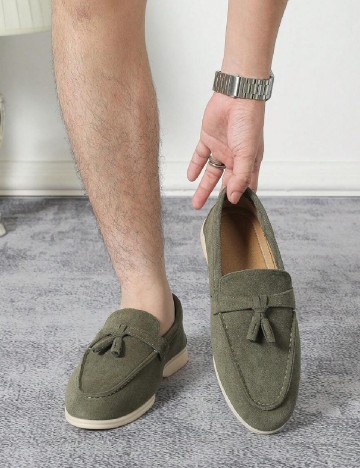 Mocasini SHEIN, verde