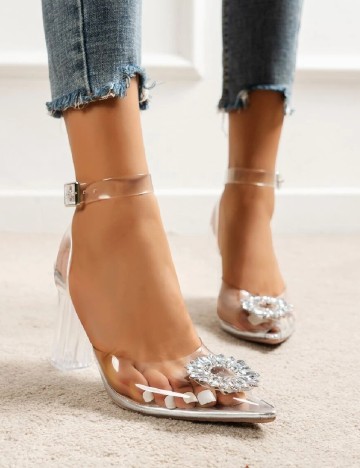 Pantofi SHEIN, transparent