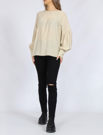 
						Bluza Only, crem