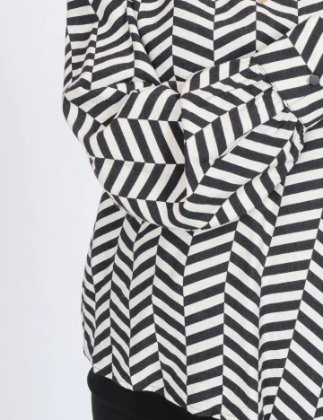 Bluza Only, alb/negru