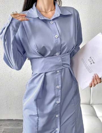 Rochie medie SHEIN, albastru