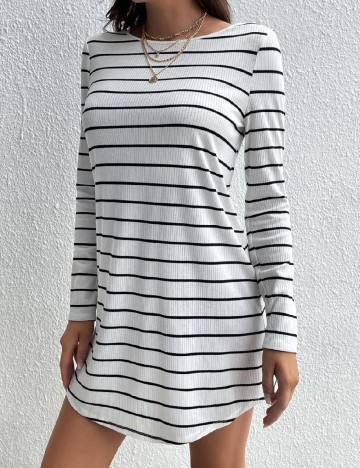 
						Rochie scurta SHEIN, alb