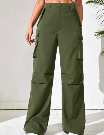 Pantaloni SHEIN, verde