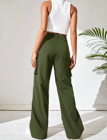 Pantaloni SHEIN, verde