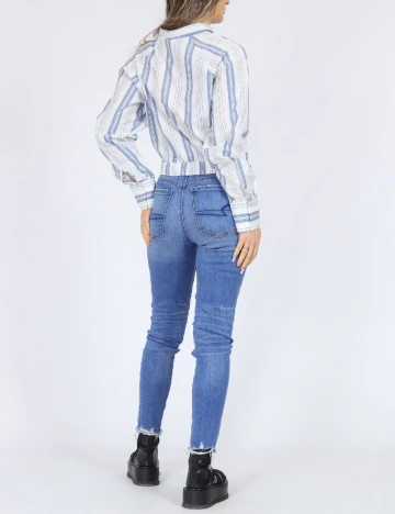 Camasa Jack&Jones, alb/albastru Alb