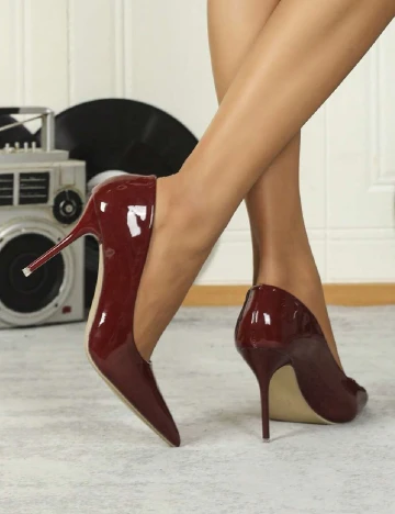 Pantofi SHEIN, visiniu