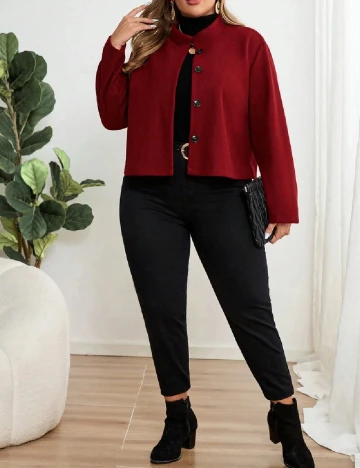 Jacheta SHEIN CURVE, rosu Rosu