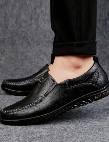 
						Mocasini SHEIN, negru