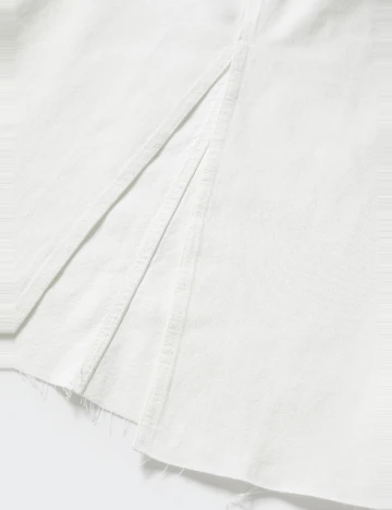 Fusta Mango Violeta, alb Alb