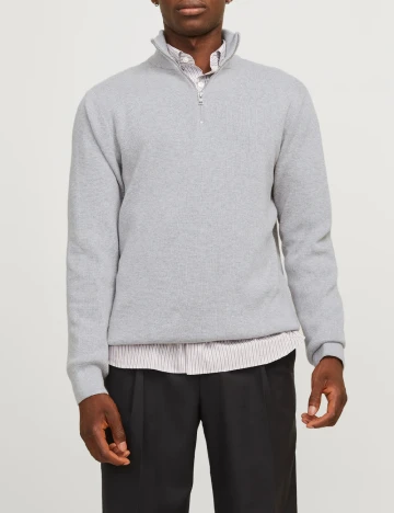 Pulover Jack&Jones, gri Gri