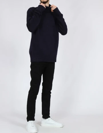 Pulover Jack&Jones, bleumarin inchis