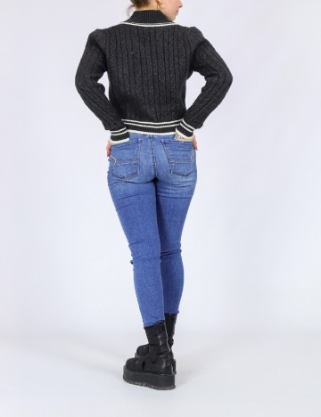 Blugi American Eagle, albastru inchis