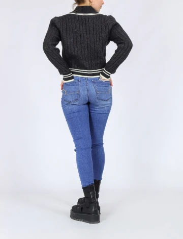 Blugi American Eagle, albastru inchis