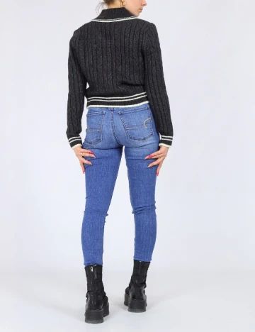Blugi American Eagle, albastru inchis
