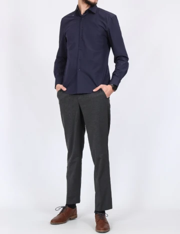 Camasa INTERTEX, bleumarin inchis