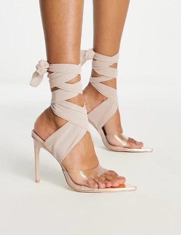 Sandale Public Desire, crem