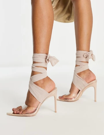 Sandale Public Desire, crem